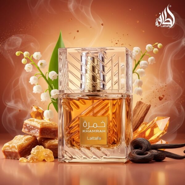 Lattafa Khamrah Lattafa EDP - Eau De Parfum Unisex 100ML | Natural Spray, Long-Lasting Scent, Unisex  Amazon.ae: Beauty - Image 5