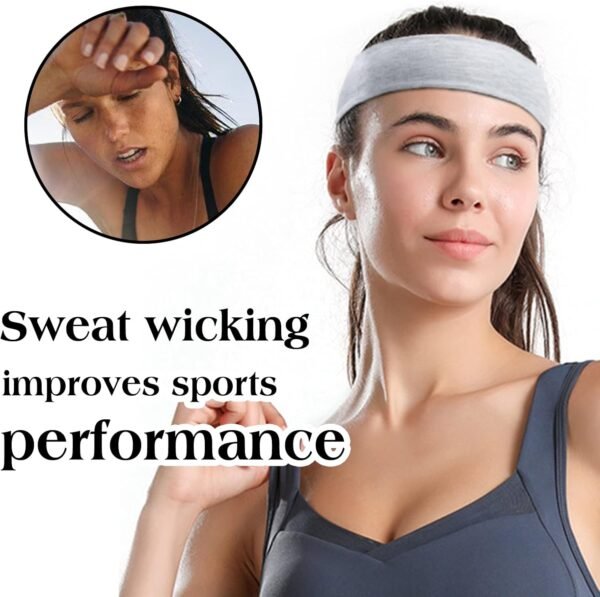TERSE Hair Bands for Women's Hair Thin Cloth Headbands for Women Soft Stretchy Head Bands Solid Hair Hands - Image 5