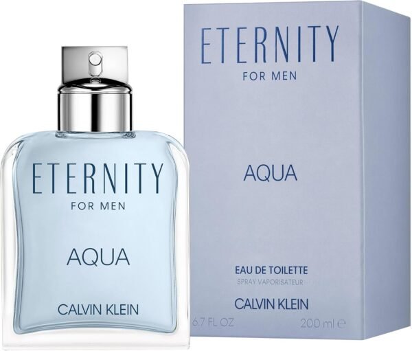 Calvin Klein Eternity Aqua Perfume for Men Eau De Toilette 200ML  Amazon.ae: Beauty - Image 2