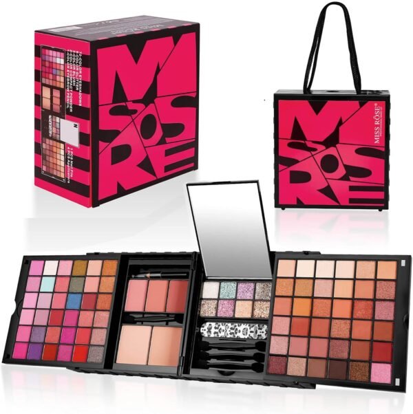 ⁦Miss Rose M 98 Color All In One Gift Makeup Kit Set, Include Eyeshadow Facial Blusher Eyebrow Powder Face Concealer Eyeliner Pencil And A Mirror,Makeup For Women Full Kit（379N)  Amazon.ae: Beauty⁩ - الصورة ⁦8⁩