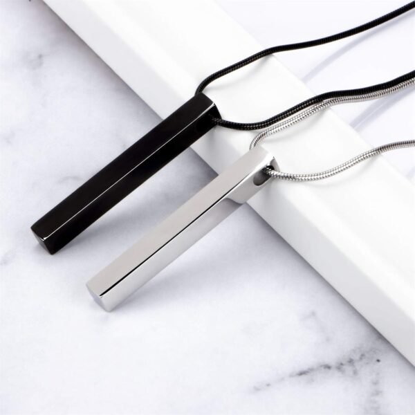 Aiyo Nice Stainless Steel Pendant Necklace for Men and Women, 22in - Multi - Image 10