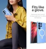ANNGELAS Magnetic Phone Case Compatible with Samsung Galaxy S22 Ultra – Shockproof Clear Cell Phone Case Works with Wireless Charging, MagSafe Card Wallet – Sleek Protective Case – Mag Safe Case Buy Online at Best Price in UAE - Amazon.ae - Image 6