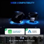 Yizro 2026 Wireless CarPlay Adapter for iPhone & Android Device | Fast Auto-Connect, Stable Connection, Mini Size Plug,Apple iPhone & Android, 2-in-1 Adapter, Convert Wired to Wireless Dongle Buy Online at Best Price in UAE - Amazon.ae - Image 6