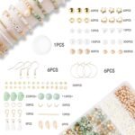 Bracelet Making Kit, Jewelry Making Supplies Kit, Jewellery Crafts Girls Craft Set, Natural Stone Beads for Irregular Natural Stone DIY Craft Bracelet Necklace Earrings for Adults and Kids  Amazon.ae: Arts & Crafts - Image 9