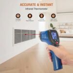 CEM Infrared Thermometer Temperature Gun,Instant Read Temperature Gun with Color Audible Alarm for Home Repair and Industrial Maintain,IR 1.0% Laser Thermal Scanner -50~380°C,Not for Use on Humans Amazon.ae: Kitchen - Image 11