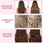 ⁦Hair Care Essential Oil, Single Pack Hair Oil, Repairing and Moisturizing Formula, No Need to Rinse Unisex, Capsules Make Hair Healthier Softer and More Shiny Capsules 40 (Red)⁩ - الصورة ⁦3⁩