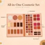 All-in-One Makeup Palette Cosmetic Set Eyeshadow Blush Highlighter Pressed Powder Brow Shades Book Style Multi Color Face Eye Kit for Daily Makeup  Amazon.ae: Beauty - Image 9