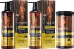 ARGAN OIL Hair Care Set – Shampoo, Conditioner & Hair Mask – Hair Growth & Repair Treatment for Hair Fall Control, Dry & Damaged Hair – Professional Salon Care (ARGAN OIL)