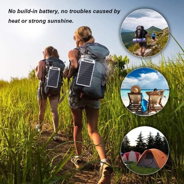 Nalacal Ultra Thin Solar Panel, Monocrystalline Charger Usb Panel Mobile Phone Silicon For Smart Phone, Small Fans Monitor Outdoor Security Camera  Amazon.ae: Electronics - Image 6