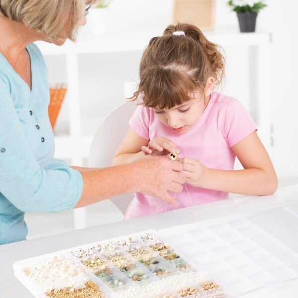 Bracelet Making Kit, Jewelry Making Supplies Kit, Jewellery Crafts Girls Craft Set, Natural Stone Beads for Irregular Natural Stone DIY Craft Bracelet Necklace Earrings for Adults and Kids  Amazon.ae: Arts & Crafts - Image 13