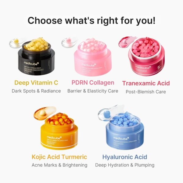 medicube Capsule Cream with Deep Vitamin C | Liposome Vitamin C Golden Capsule for Uneven & Dull Skin | Radiance & Firm-Looking Skin | Hydrating Glow Gel Texture | Korean Skincare, 1.94 oz - Image 6