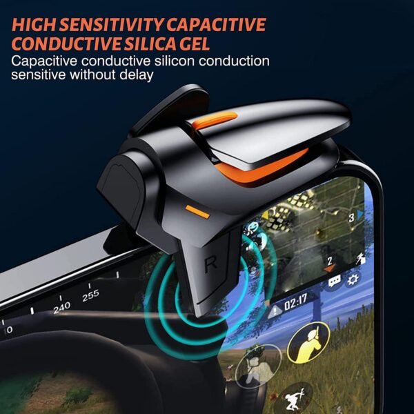 ELECDON Mobile Trigger, Game Controller Trigger, Mobile Game Accessories, Gamepad Sensitive Aim & Shoot, Mobile Game Controller for PUBG/Fortnite/Call of Duty Mobile Game, PUBG Triggers, One Pair: Buy Online at Best Price in UAE - Amazon.ae - Image 4