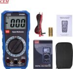 CEM Digital Multimeter TRMS 2000 Auto-ranging Counts,Multimeter featuring 0.5% DC and 0.8% Resistance measure accuracy,Voltage Tester for AC/DC Current Resistance Continuity Diode for Home Industrial Buy Online at Best Price in UAE - Amazon.ae - Image 9