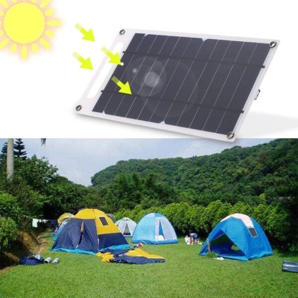 Nalacal Ultra Thin Solar Panel, Monocrystalline Charger Usb Panel Mobile Phone Silicon For Smart Phone, Small Fans Monitor Outdoor Security Camera  Amazon.ae: Electronics - Image 5