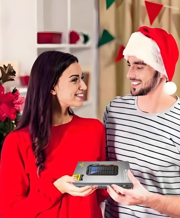Solar Power Bank 20000mAh USB C Portable Charger mini Small Solar Panel Power Station,Fast Charging Cell Phone Delivery for iphone 17-12 Series,Samsung,laptop power bank,Gift for Men Women and More Buy Online at Best Price in UAE - Amazon.ae - Image 6