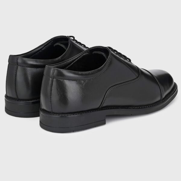 Burwood Men BWD 240 Black Leather Formal Shoes-9 UK (43 EU) (BW - Image 14