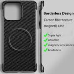 RUNGOS for iPhone 17 Pro Max Case MagSafe, Borderless Slim (Carbon Fiber Texture) [Strong Magnetic] [Bare Metal Feel] Rapid Heat Dissipation Cover for iPhone 17 Pro Max Phone Case, Shockproof Sturdy Buy Online at Best Price in UAE - Amazon.ae - Image 6