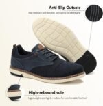 ANALEAF Mens Dress Sneakers Oxfords Comfortable Casual Shoes, 44 EU Buy Online at Best Price - Image 57