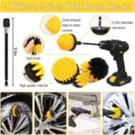 ⁦Oasisgalore 27-Piece Car Wash Kit Set, Car Cleaning Brush Accessories, Handheld Brushes for Interior/Exterior/Wheels (yellow)  Amazon.ae: Automotive⁩ - الصورة ⁦11⁩