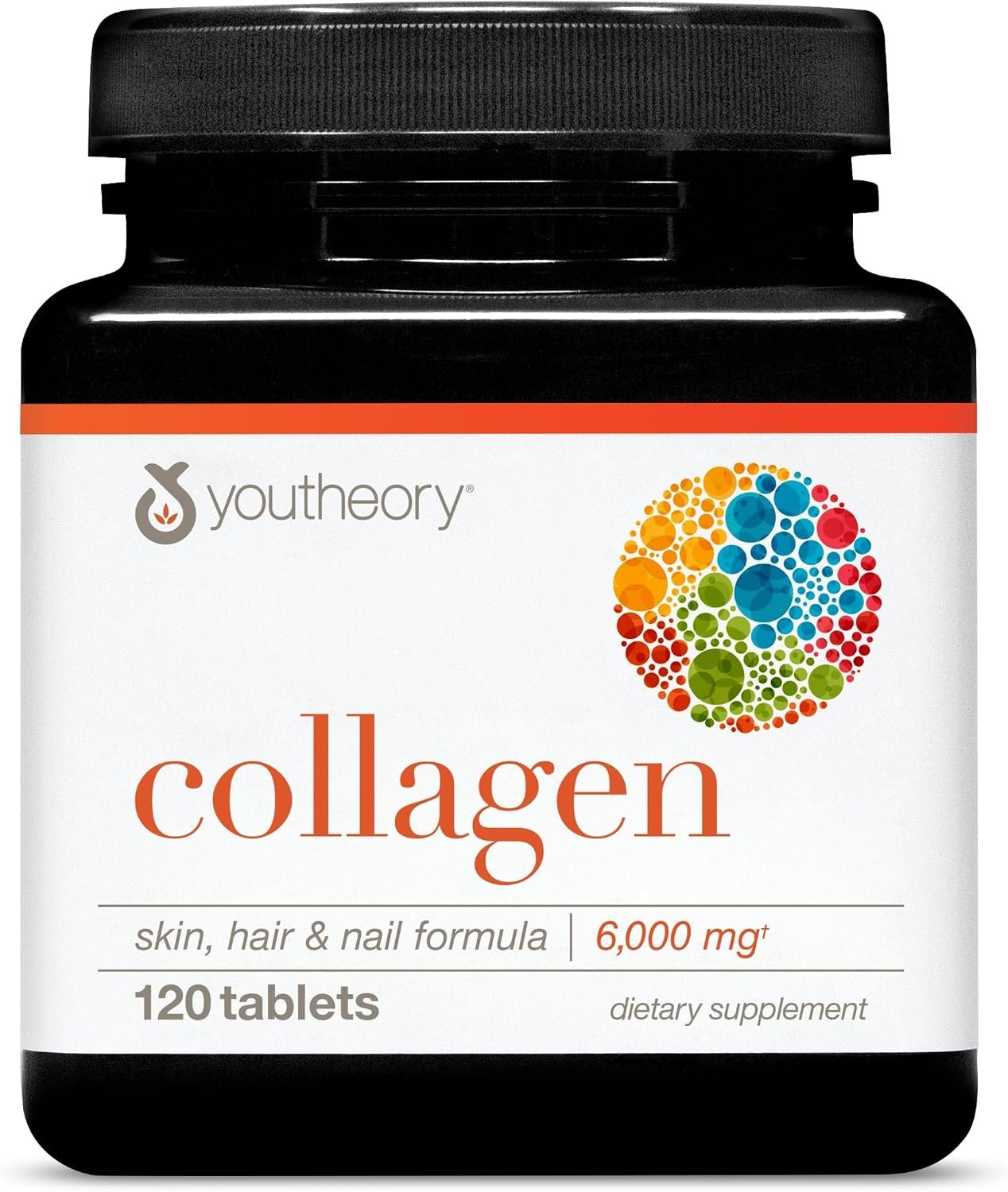 81A0reBGo0L._AC_SL1500_.jpg Youtheory Advanced Collagen - 6,000 mg Collagen - with Vitamin C - for Hair, Skin & Nails* - Collagen Supplements for Women and Men - 120 Tablets Buy Online at Best Price in UAE - Amazon.ae - Image 1