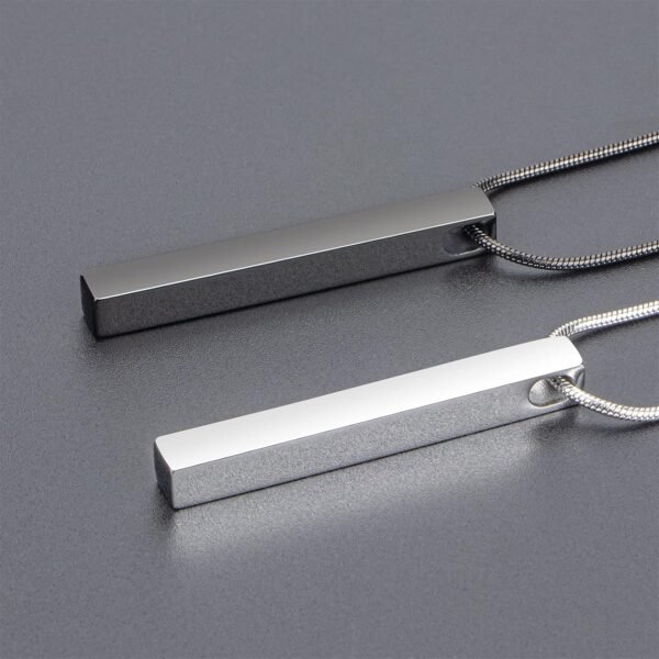 Aiyo Nice Stainless Steel Pendant Necklace for Men and Women, 22in - Multi - Image 4