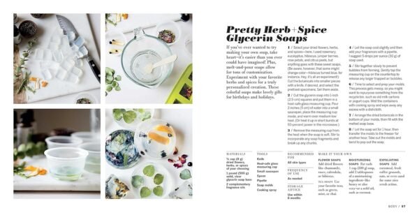 ⁦Hello Glow 150+ Easy Natural Beauty Recipes for a Fresh New You (DIY Skincare Book; Natural Ingredient Face Masks) by Gerber, Stephanie⁩ - الصورة ⁦6⁩