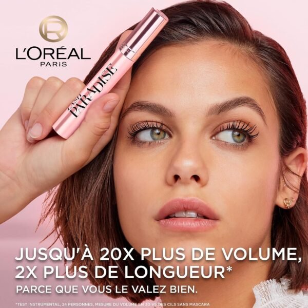 L’Oréal Paris Intense Volume Mascara, Eyelash Lengthening for Sensitive Eyes, Gentle and Flake Free, With Castor Oil, Lash Paradise, Black Buy Online at Best Price in UAE - Amazon.ae - Image 7