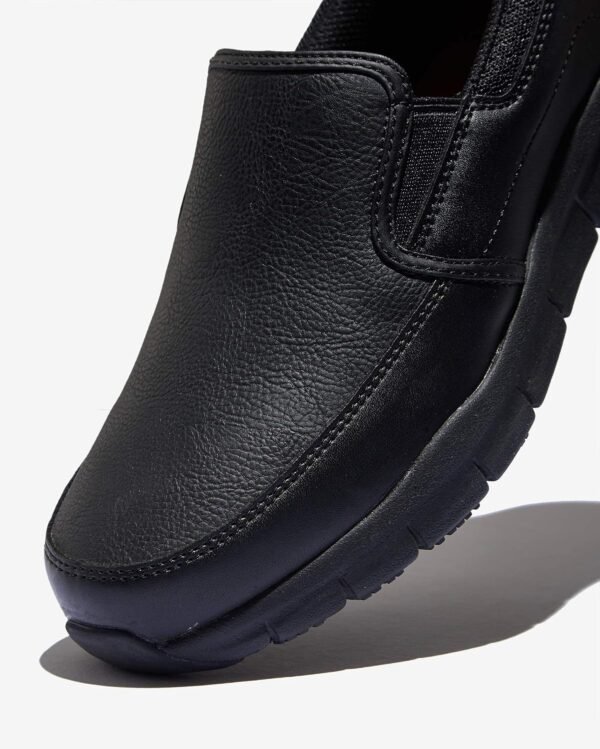 Skechers Men's Nampa-Groton Food Service Shoe, Black Polyurethane, 7.5 / 40 EU Buy Online at Best Price - Image 17