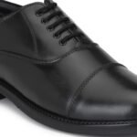 Burwood Men BWD 240 Black Leather Formal Shoes-9 UK (43 EU) (BW - Image 18
