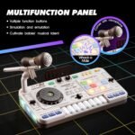 Kids DJ Mixer Controller Table Musical Toy Electronic Toy with Microphone Piano for Kid, DJ Board Key Musical Instruments Birthday Gift Toys for 3 4 5 6 7 Year Old Boy Girl (black) Buy Online at Best Price in UAE - Amazon.ae - Image 7