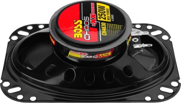 ⁦BOSS Audio Systems CH4630 Chaos Exxtreme Series 4 x 6 Inch Car Door Speakers - 250 Watts Max (per Pair), Coaxial, 3 Way, Full Range, 4 Ohms, Sold in Pairs, Bocinas para Carro Buy Online at Best Price in UAE - Amazon.ae⁩ - الصورة ⁦2⁩