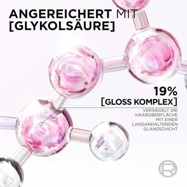 L'Oréal Paris Elvital Glycolic Gloss Bundle with Shampoo, Conditioner, 5 Minutes Hair Lamination for Dull Hair, Care Routine for Healthy Hair and Strong Shine, Set with Glycolic Acid, 3 Pieces Buy Online at Best Price - Image 2