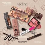 ⁦Technic Enamoured Makeup Super Save Set ! 8 Piece Full Face Kit – Complete Cosmetics Gift Set with Eyeshadow Lipstick Blush Highlighter Mascara, Full Size Vegan Cruelty Free Makeup Set  Amazon.ae: Beauty⁩ - الصورة ⁦3⁩