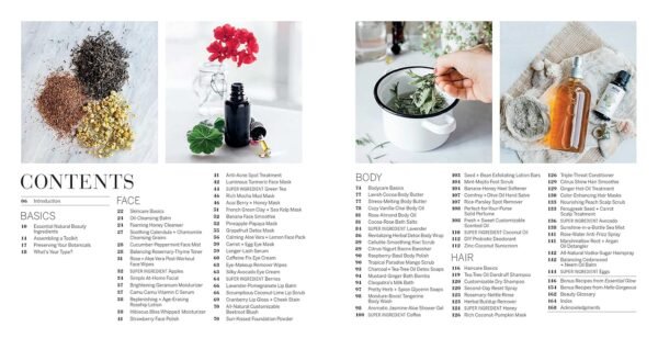 ⁦Hello Glow 150+ Easy Natural Beauty Recipes for a Fresh New You (DIY Skincare Book; Natural Ingredient Face Masks) by Gerber, Stephanie⁩ - الصورة ⁦8⁩