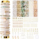 Bracelet Making Kit, Jewelry Making Supplies Kit, Jewellery Crafts Girls Craft Set, Natural Stone Beads for Irregular Natural Stone DIY Craft Bracelet Necklace Earrings for Adults and Kids  Amazon.ae: Arts & Crafts - Image 8