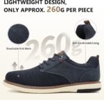 ANALEAF Mens Dress Sneakers Oxfords Comfortable Casual Shoes, 44 EU Buy Online at Best Price - Image 4