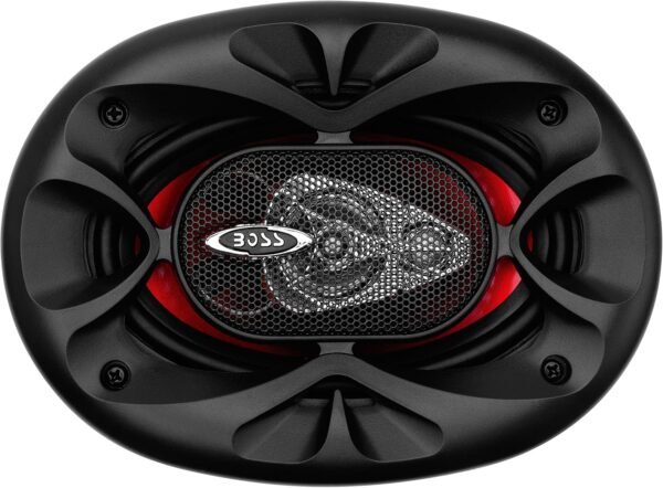 ⁦BOSS Audio Systems CH4630 Chaos Exxtreme Series 4 x 6 Inch Car Door Speakers - 250 Watts Max (per Pair), Coaxial, 3 Way, Full Range, 4 Ohms, Sold in Pairs, Bocinas para Carro Buy Online at Best Price in UAE - Amazon.ae⁩ - الصورة ⁦9⁩